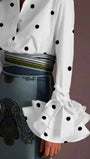 Madeline Flared Sleeves Shirt - Fashion Pov