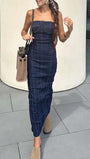 Maeve Denim Midi Dress - Fashion Pov