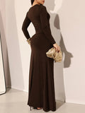 Malia Long Sleeve Maxi Dress - Fashion Pov