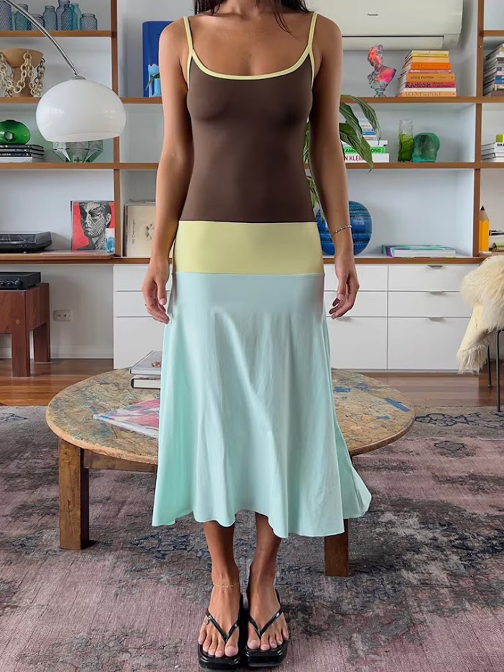 Maren Colorblock Skirt Set - Fashion Pov