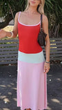 Maren Colorblock Skirt Set - Fashion Pov