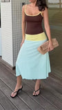 Maren Colorblock Skirt Set - Fashion Pov