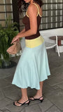 Maren Colorblock Skirt Set - Fashion Pov