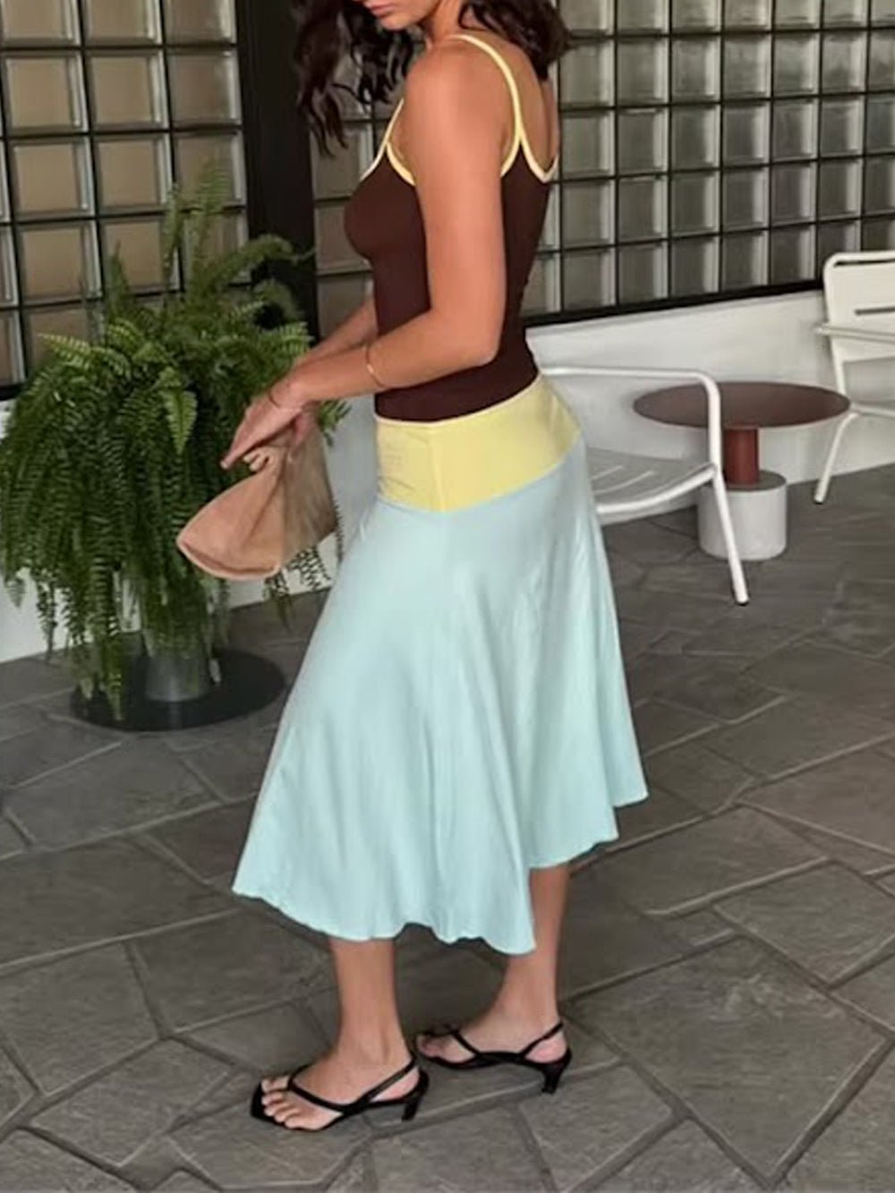 Maren Colorblock Skirt Set - Fashion Pov