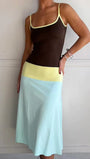 Maren Colorblock Skirt Set - Fashion Pov