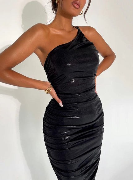 Margaret Backless One Shoulder Maxi Dress - Fashion Pov