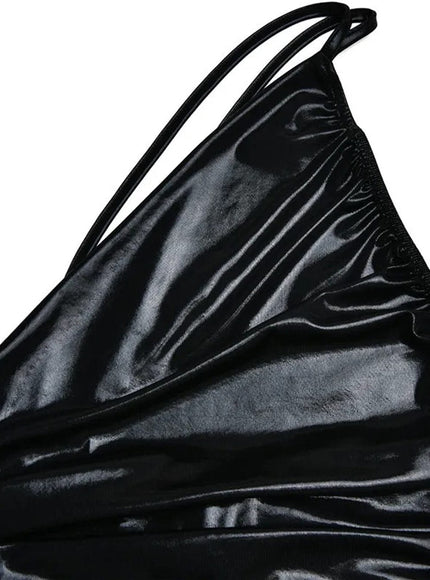 Margaret Backless One Shoulder Maxi Dress - Fashion Pov