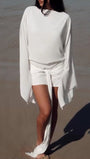 Margot Draped Open Back Mini Dress - Fashion Pov