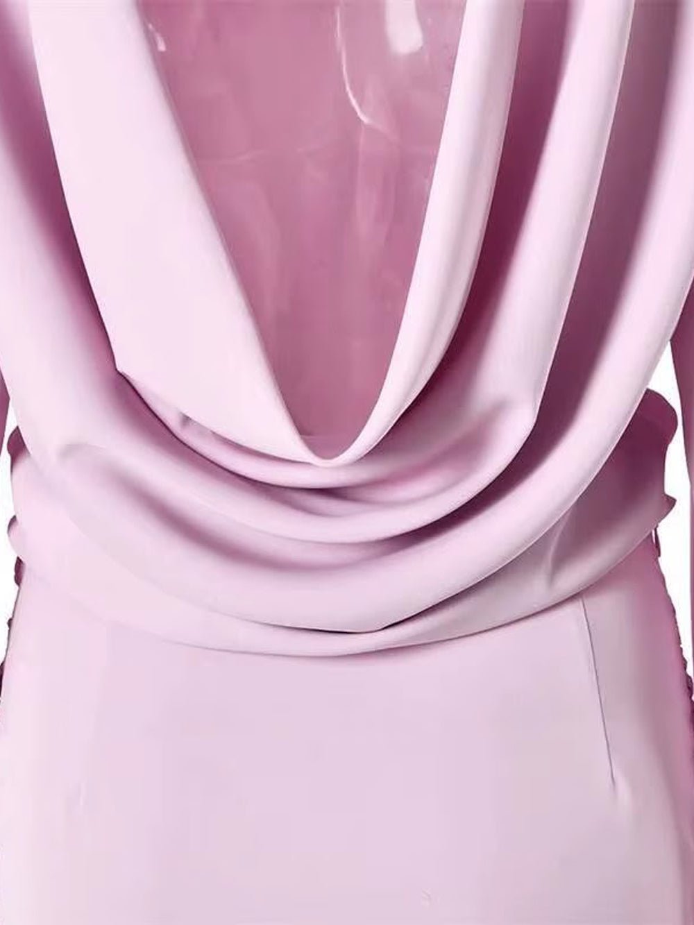 Margot Draped Open Back Mini Dress - Fashion Pov