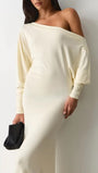 Margot Off Shoulder Maxi Dress - Fashion Pov