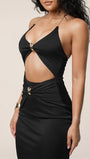 Marina Cutout Halter Maxi Dress - Fashion Pov