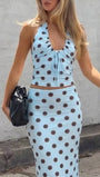 Marisol Polka Dot Skirt Set - Fashion Pov