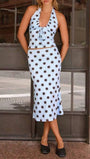 Marisol Polka Dot Skirt Set - Fashion Pov