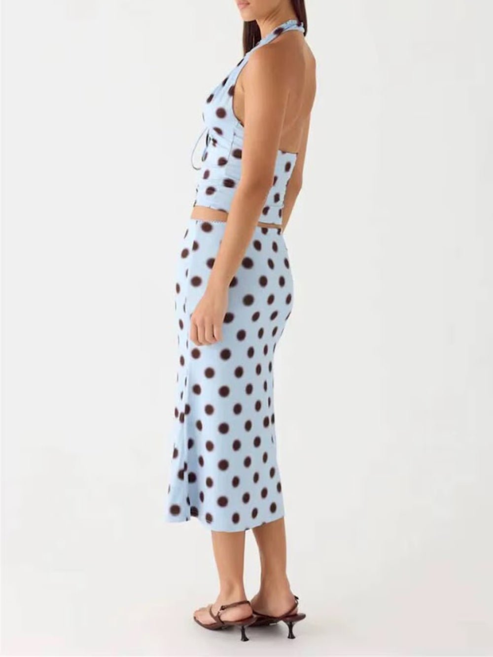 Marisol Polka Dot Skirt Set - Fashion Pov