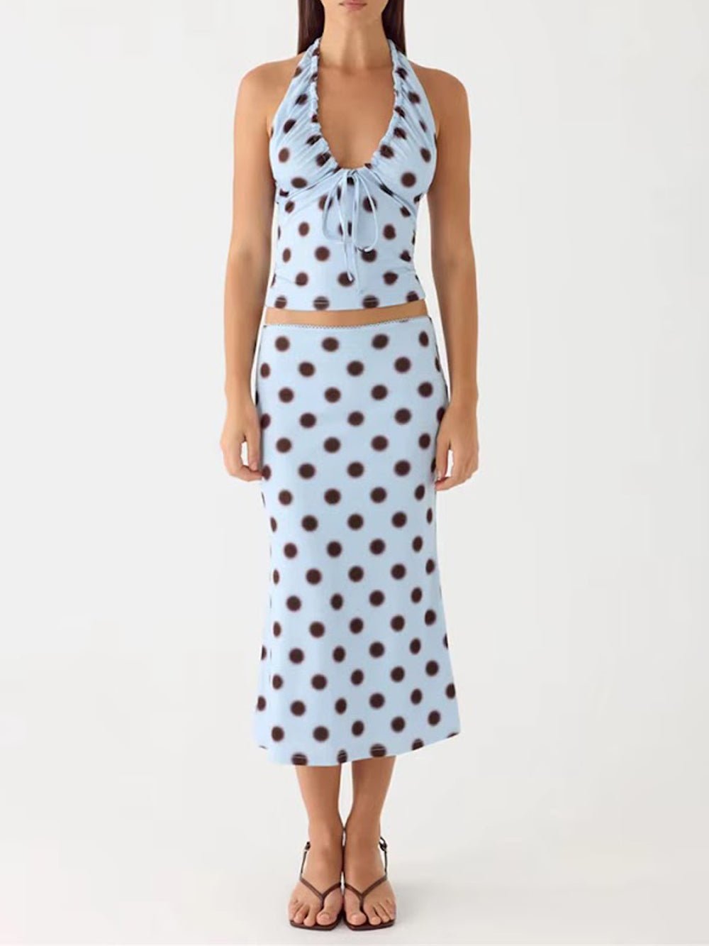 Marisol Polka Dot Skirt Set - Fashion Pov