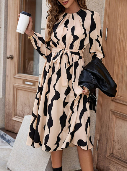 Mary Long Sleeve Midi Dress - Fashion Pov