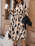 Mary Long Sleeve Midi Dress