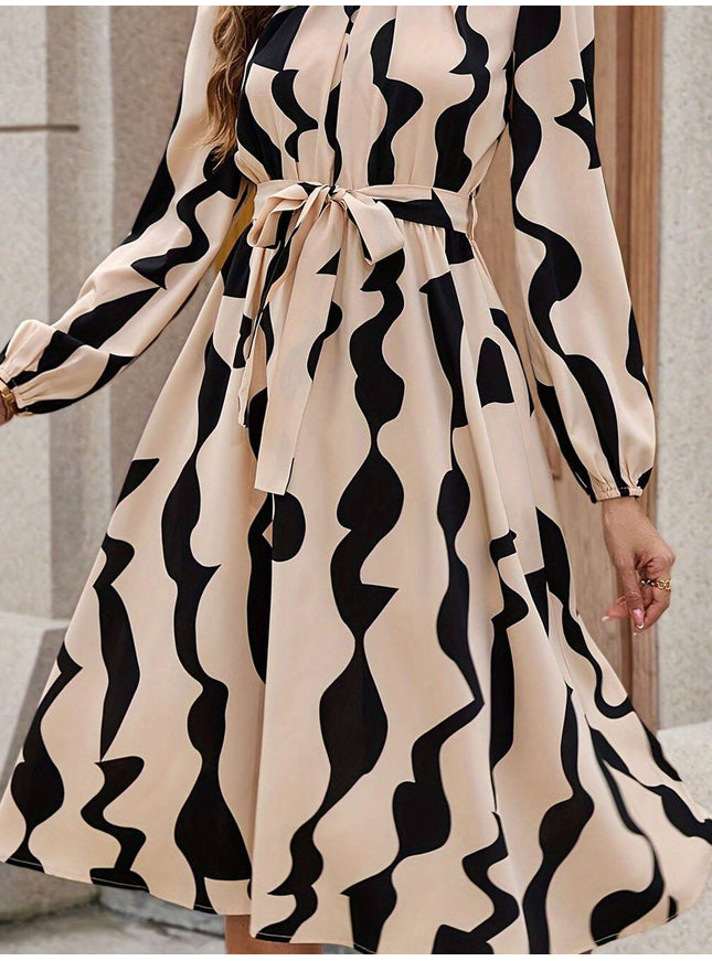 Mary Long Sleeve Midi Dress - Fashion Pov