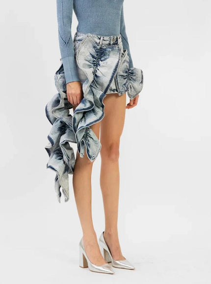 Mavi Ruffle Skirt - Fashion Pov
