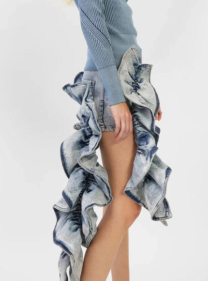 Mavi Ruffle Skirt - Fashion Pov