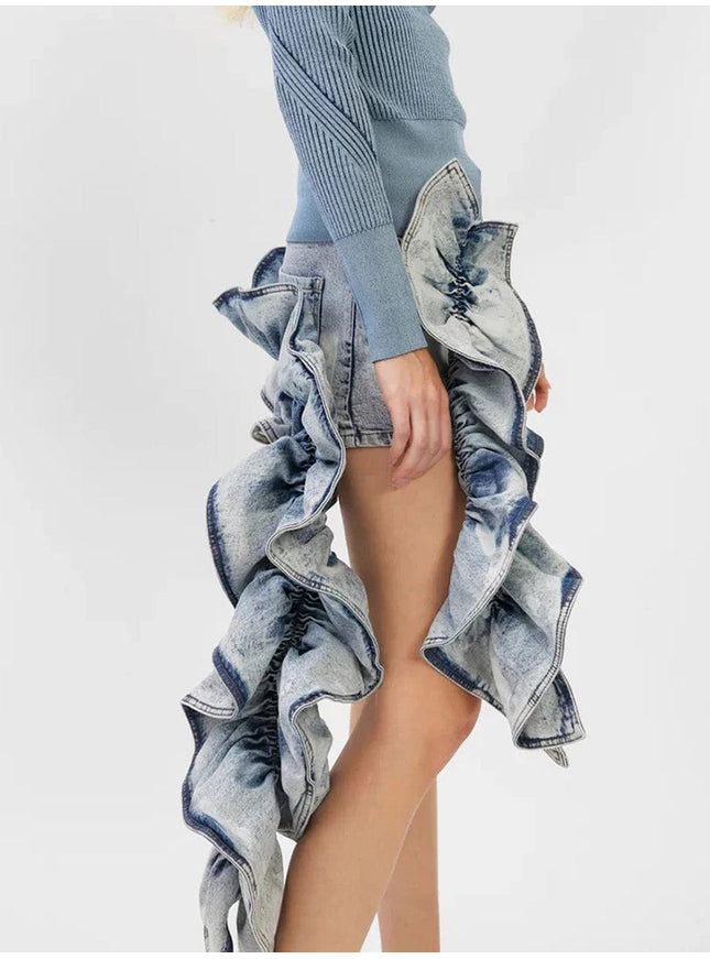 Mavi Ruffle Skirt - Fashion Pov