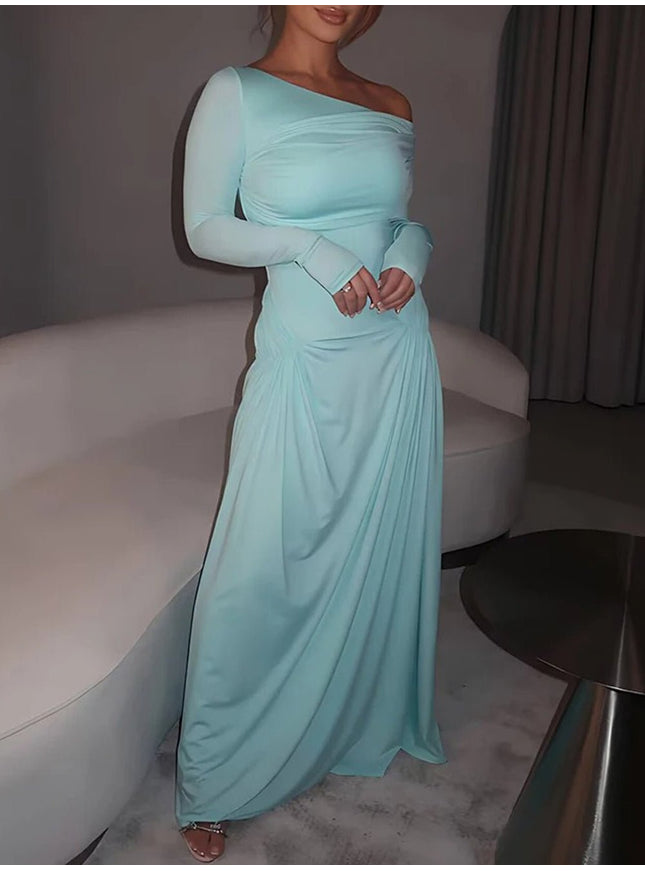 Mckenna Long Sleeve Maxi Dress - Fashion Pov
