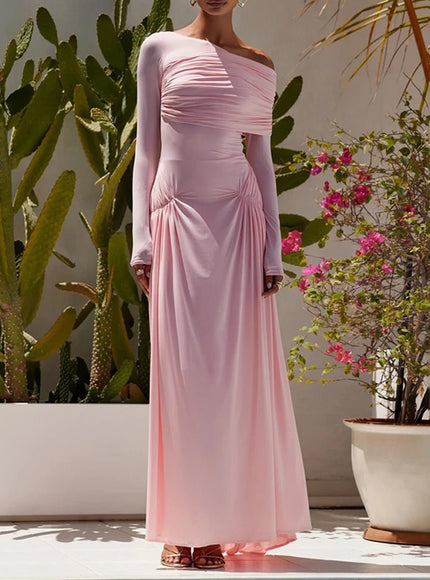 Mckenna Long Sleeve Maxi Dress - Fashion Pov