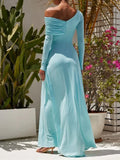 Mckenna Long Sleeve Maxi Dress - Fashion Pov