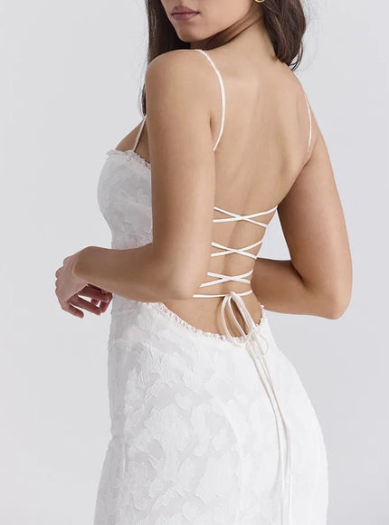 Mia Backless Bodycon Maxi Dress - Fashion Pov