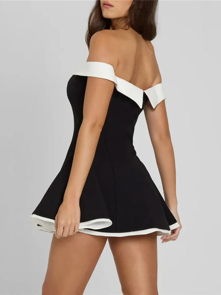 Mia Off Shoulders Mini Dress - Fashion Pov