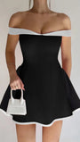 Mia Off Shoulders Mini Dress - Fashion Pov