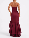 Michelle Off Shoulder Backless Bodycon Maxi Dress - Fashion Pov