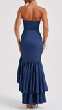 Michelle Off Shoulder Backless Bodycon Maxi Dress - Fashion Pov
