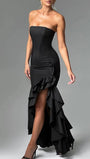 Michelle Off Shoulder Backless Bodycon Maxi Dress - Fashion Pov