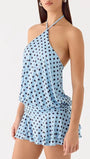 Mila Halter Polka Dot Shorts Set - Fashion Pov