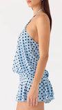 Mila Halter Polka Dot Shorts Set - Fashion Pov