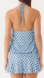 Mila Halter Polka Dot Shorts Set - Fashion Pov
