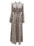 Millie Floral Long Sleeve Midi Dress