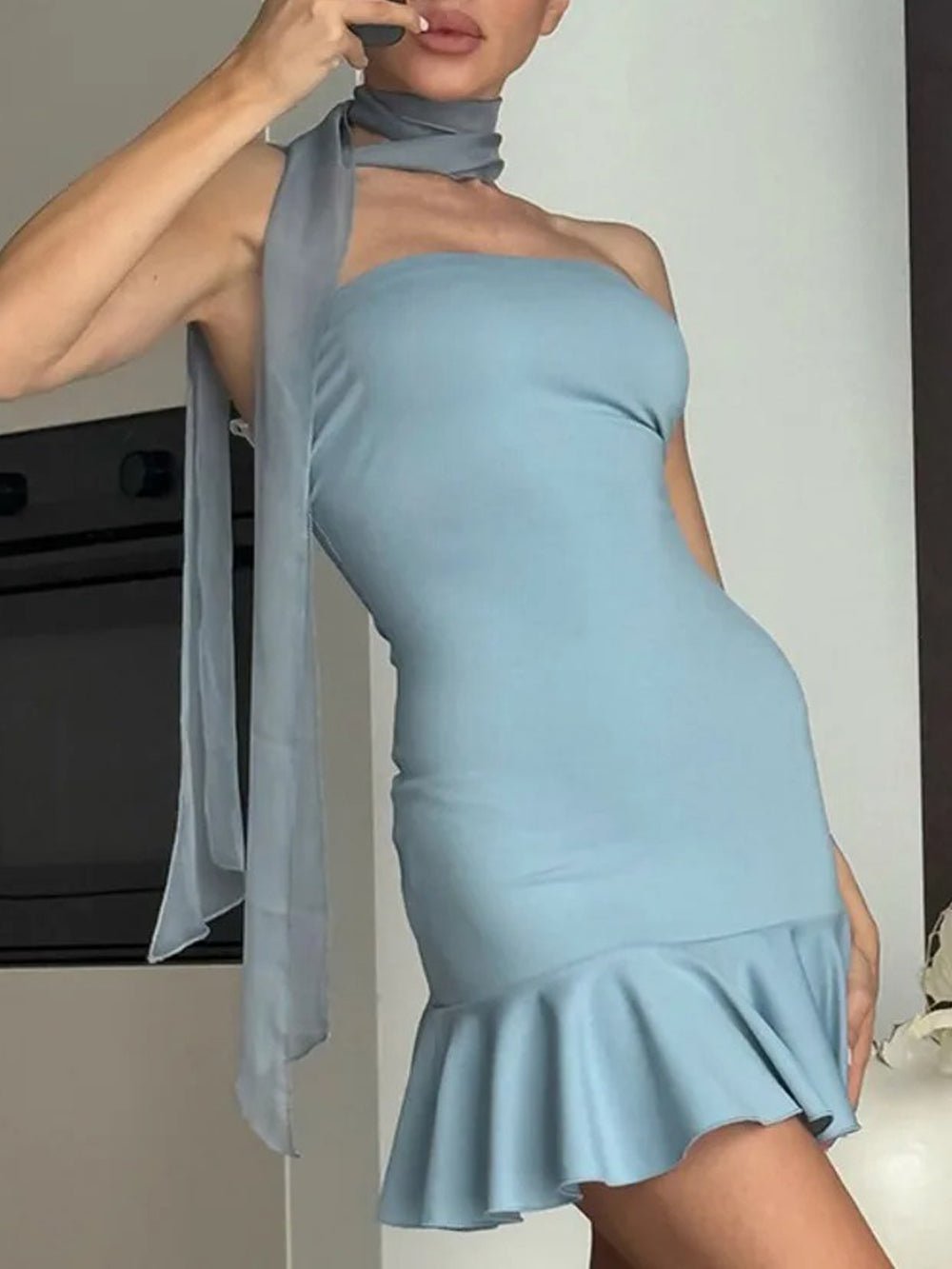 Miriam Sleeveless Mini Dress - Fashion Pov