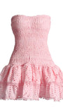 Molly Hollow Out Strapless Mini Dress - Fashion Pov