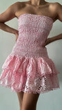 Molly Hollow Out Strapless Mini Dress - Fashion Pov