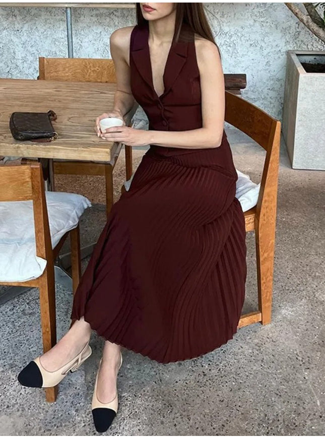 Monique Sleeveless Top & Skirt Set - Fashion Pov