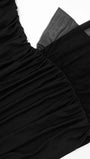 Nadia Draped Off - Shoulder Mini Dress - Fashion Pov