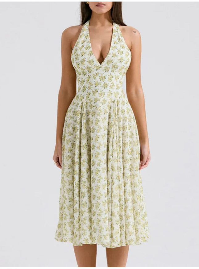 Natasha Backless Midi Dress - Fashion Pov