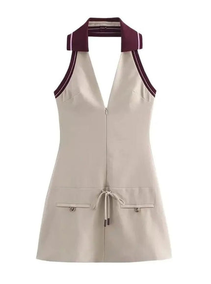 Noa Backless Mini Dress - Fashion Pov