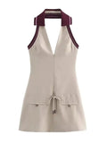 Noa Backless Mini Dress