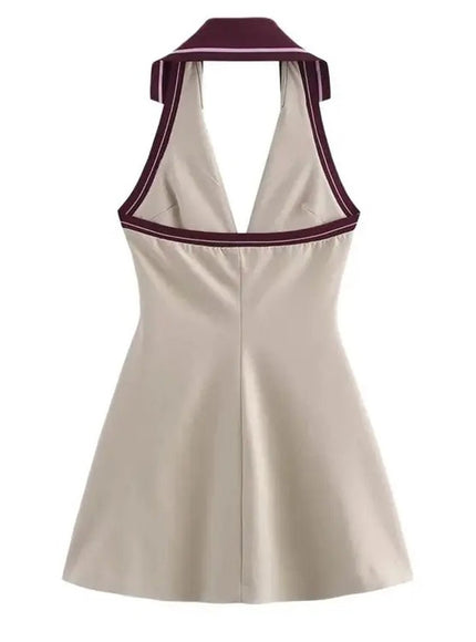 Noa Backless Mini Dress - Fashion Pov