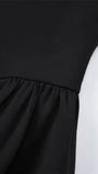 Noelle Contrast Halter Mini Dress - Fashion Pov