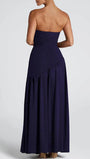 Noelle Strapless Split Maxi Dress - Fashion Pov