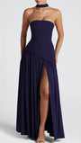 Noelle Strapless Split Maxi Dress - Fashion Pov